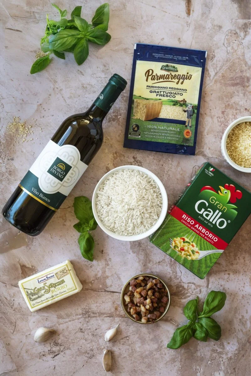 Lombardie Krémové risotto s pancettou