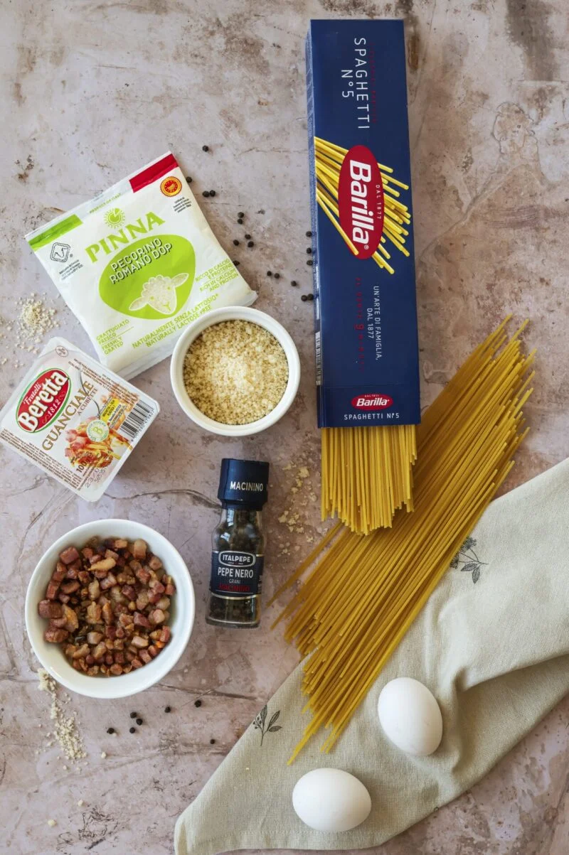 Řím Spaghetti carbonara