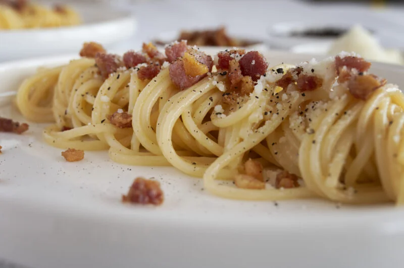 Řím Spaghetti carbonara