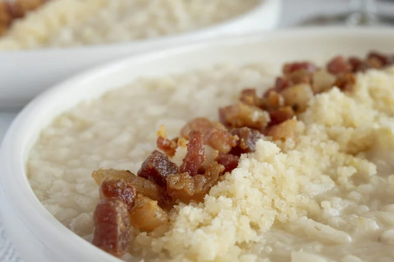 Lombardie Krémové risotto s pancettou